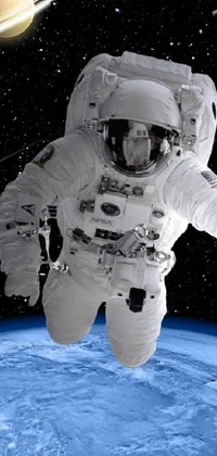 Astronaut Helmet World Live Wallpaper