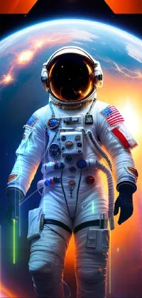 Astronaut Light Sleeve Live Wallpaper