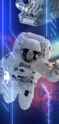 Astronaut Light World Live Wallpaper