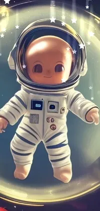 Astronaut Sleeve Toy Live Wallpaper