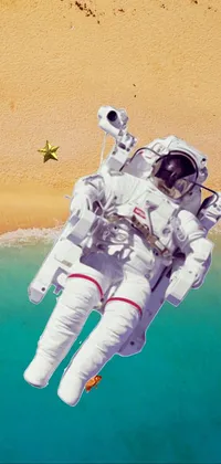 Astronaut Sports Gear Glove Live Wallpaper