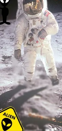 Astronaut White World Live Wallpaper