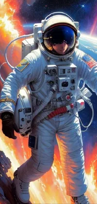 Astronaut World Cool Live Wallpaper
