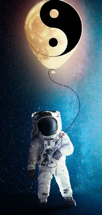 Astronaut World Flash Photography Live Wallpaper