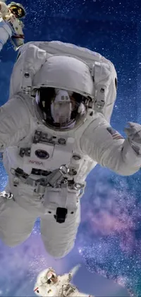 Astronaut World Glove Live Wallpaper