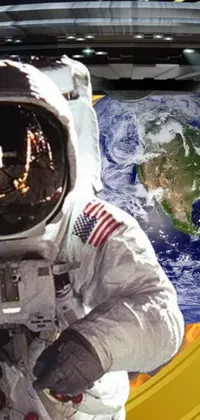 Astronaut World Motor Vehicle Live Wallpaper
