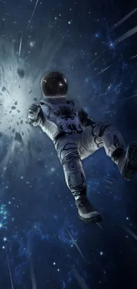Looking for the ultimate phone live wallpaper? Look no further than this incredible space-themed design! Featuring a stunning astronaut floating through a galaxy filled with stars and other cosmic wonders, this live wallpaper is sure to capture the imagination of anyone who loves space and astronomy