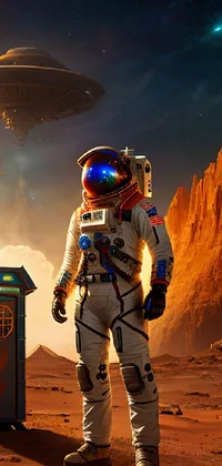 Astronaut World Sky Live Wallpaper