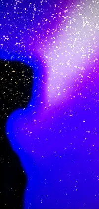 Astronomical Object Art Violet Live Wallpaper