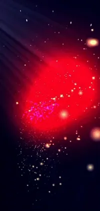 This phone live wallpaper is a visually stunning display of collapsing stars and supernovae