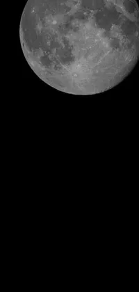 Astronomy Moon Monochrome Live Wallpaper