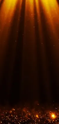 Atmosphere Amber Light Live Wallpaper