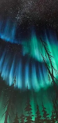 Atmosphere Aurora Natural Landscape Live Wallpaper