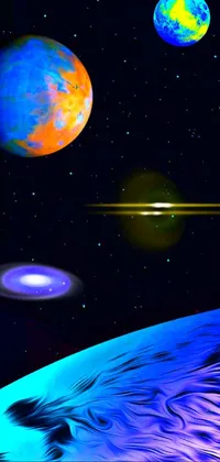 Atmosphere Blue Light Live Wallpaper