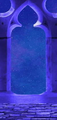Atmosphere Blue Purple Live Wallpaper