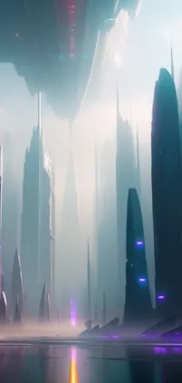futuristic city Live Wallpaper