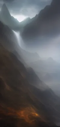 Atmosphere Cloud Mountain Live Wallpaper
