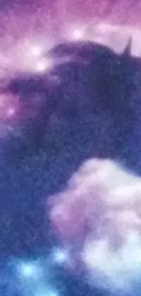 Atmosphere Cloud Purple Live Wallpaper