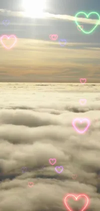 Bring a touch of romance to your phone with this sweet live wallpaper
