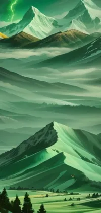 Atmosphere Ecoregion Green Live Wallpaper
