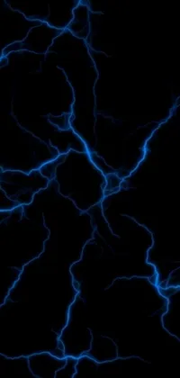 Atmosphere Electric Blue Pattern Live Wallpaper