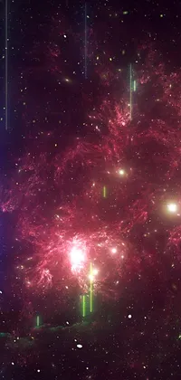 Atmosphere Fireworks Celebrating Live Wallpaper