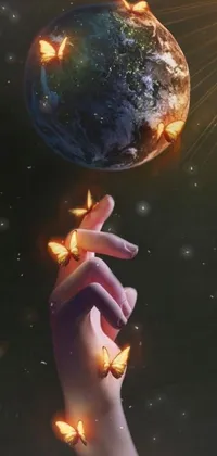 Atmosphere Gesture Nebula Live Wallpaper