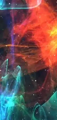 Atmosphere Green Nebula Live Wallpaper