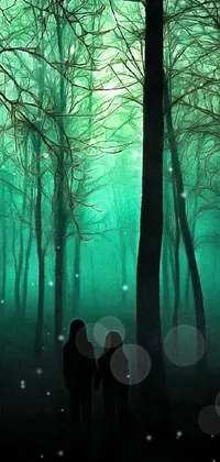 Atmosphere Green People In Nature Live Wallpaper