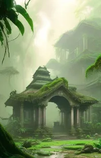 Atmosphere Green Plant Live Wallpaper