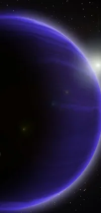 Looking for a mesmerizing live wallpaper to enhance your phone's look? Check out this one featuring a captivating blue planet and a distant star! The dark and mysterious atmosphere creates a sense of depth and intrigue, while the soft purple glow of the star keeps things dreamy and otherworldly