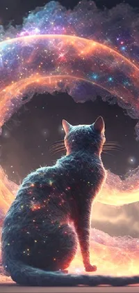 Atmosphere Light Cat Live Wallpaper