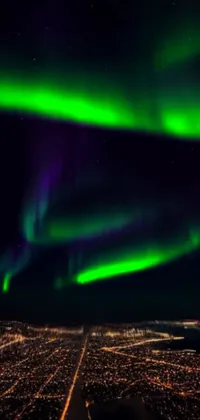 Atmosphere Light Green Live Wallpaper