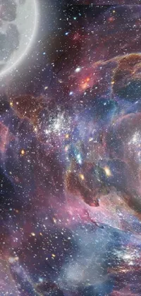 Looking for a visually stunning live wallpaper for your phone? Look no further than this space-themed masterpiece! Combining digital art and a Tumblr-inspired aesthetic, this wallpaper features a breathtaking collage of swirling galaxies, twinkling stars, and a massive black hole positioned at the center of the artwork