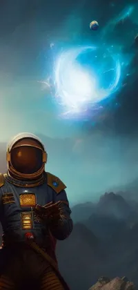 Experience outer space on your phone's homescreen with this incredible live wallpaper