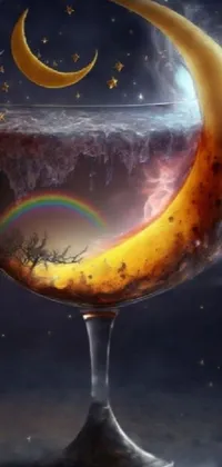 Atmosphere Liquid Rainbow Live Wallpaper