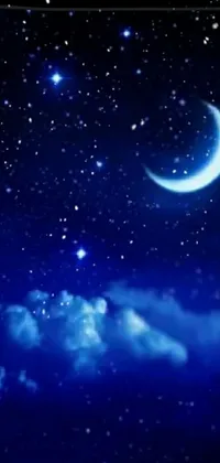 Atmosphere Moon Blue Live Wallpaper