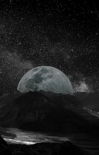 Atmosphere Moon Natural Landscape Live Wallpaper