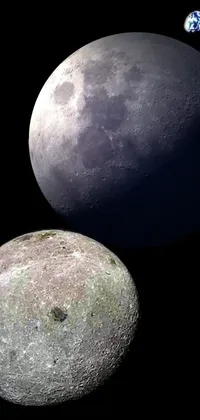 The Dark and light side of the moon Live Wallpaper