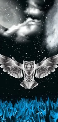 Dark Owl Background Live Wallpaper - free download