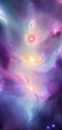 Experience the mesmerizing beauty of the universe with this live wallpaper on your phone