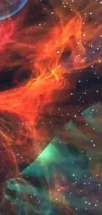 This live wallpaper transforms your phone screen into a captivating space adventure