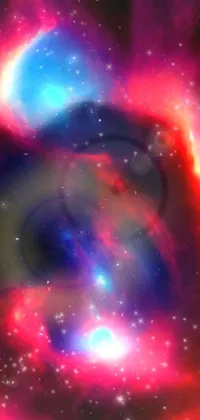 Bring the beauty of space to your phone screen with this stunning digital art live wallpaper