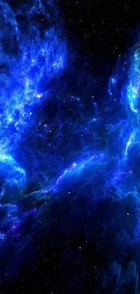 Atmosphere Nebula Blue Live Wallpaper