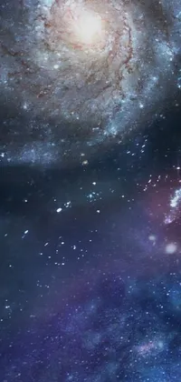 This stunning live wallpaper features a beautiful and highly detailed digital painting of stars, galaxies and nebulae in space
