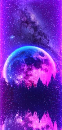 Pink Moon Live Wallpaper