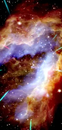 Enjoy a stunning star-filled sky with this vibrant and captivating live wallpaper