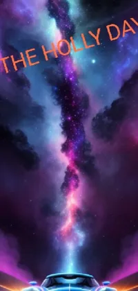 Atmosphere Purple Light Live Wallpaper