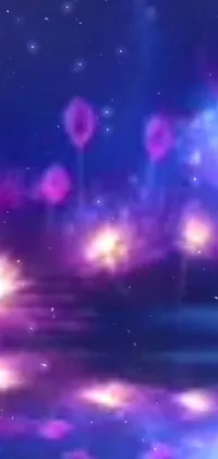 Atmosphere Purple Nebula Live Wallpaper
