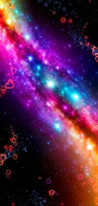 Atmosphere Purple Nebula Live Wallpaper